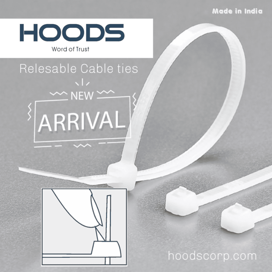 Hoods Cable Tie / Cable tie manufacturer from India